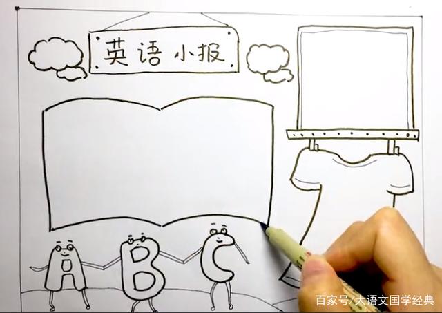 最简单英语手抄报(最简单英语手抄报三年级下册)