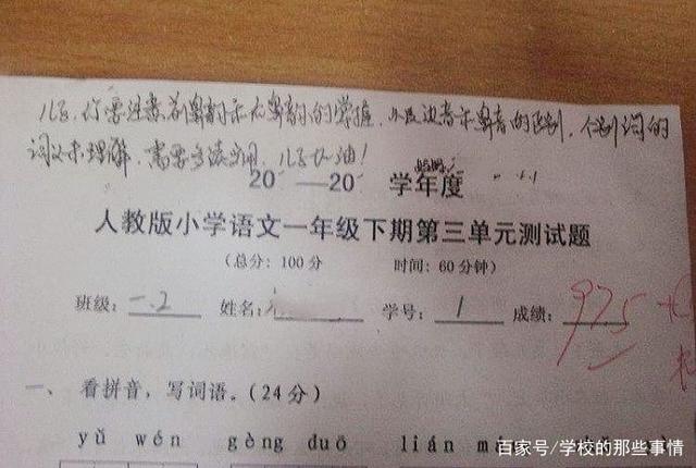 初中语文试卷家长签字评语_初中语文试卷家长评语怎么写
