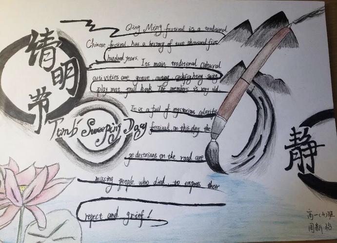 有关清明节的英语手抄报内容_有关清明节的英语手抄报
